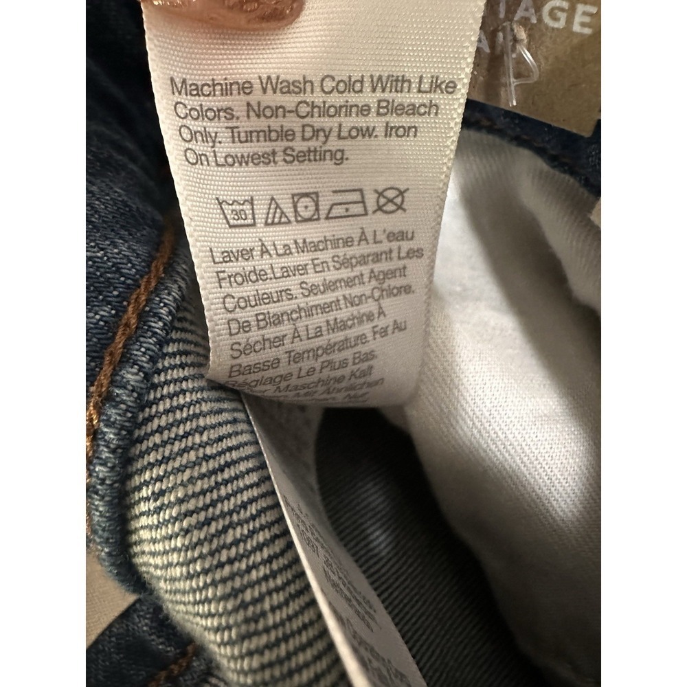 Madewell Women's Blue  The Perfect Vintage Wide-Leg Jeans Size 23 - Picture 13 of 13